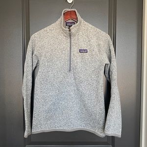 Patagonia Better Sweater 1/4 Zip Grey Fleece